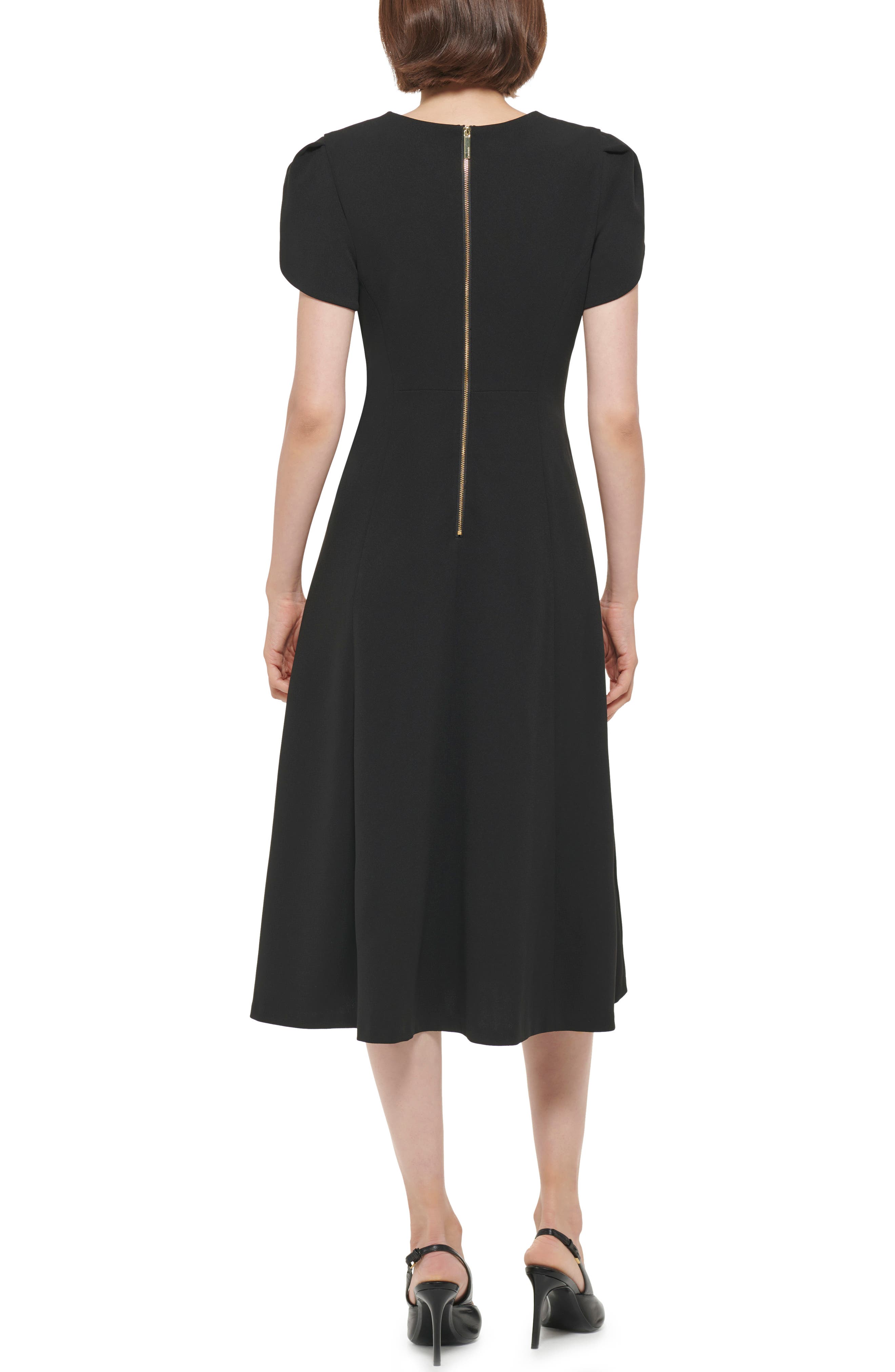 black horizontal dresser Cadenza Acacia Dresser,Black or pair with other darkred Colour:Ivory White Lorelei Lace Overlay Midi