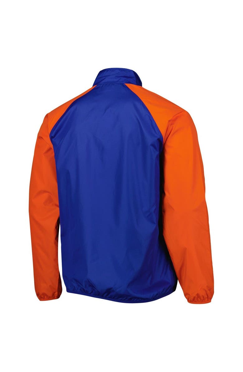 G-III SPORTS BY CARL BANKS Men's G-III Sports by Carl Banks Royal/Orange Florida Gators Point Guard Raglan Half-Zip Jacket, Alternate, color, Royal