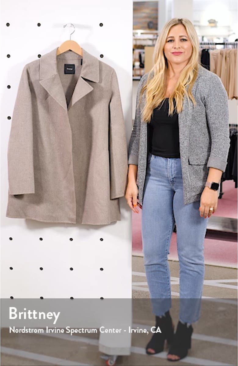 Wool & Cashmere Overlay Coat, sales video thumbnail