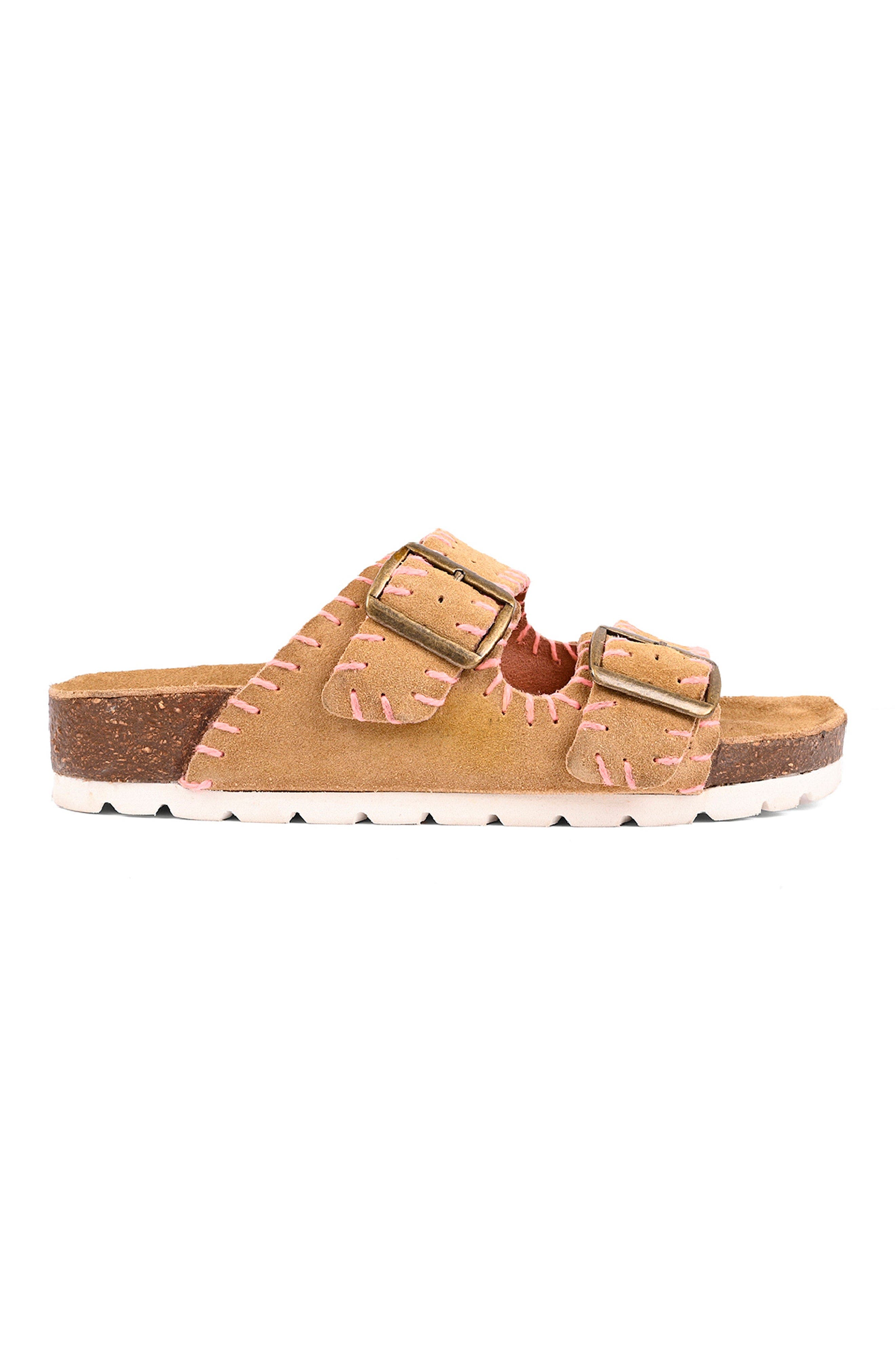 ROAN Mode Sandal, Alternate, color, Tan Suede
