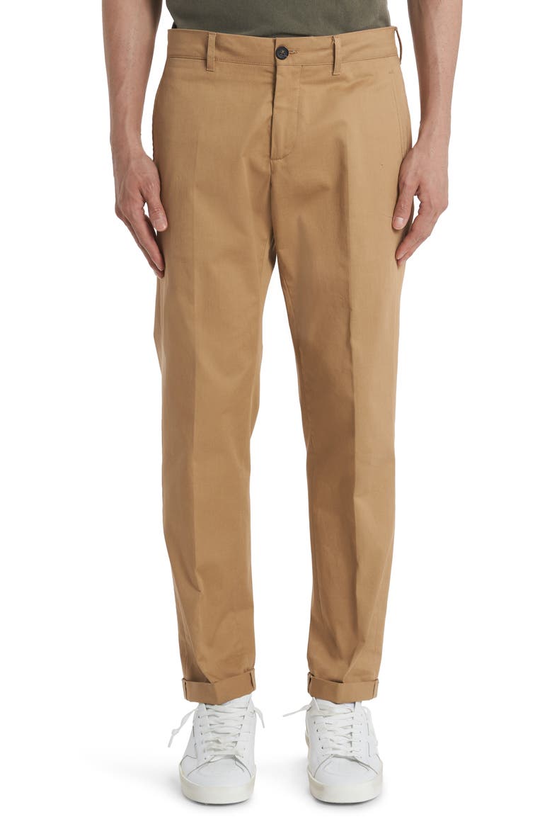Stretch Cotton Chino Pants, Main, color, BEIGE