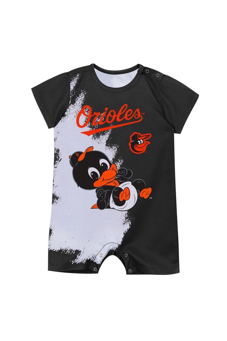 Newborn Outerstuff  Black Baltimore Orioles Baby Mascot Bodysuit, Alternate, color, Black