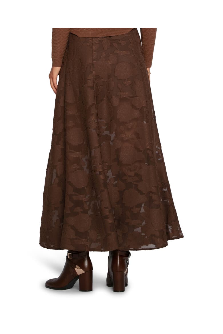 Play It Cool Coupe Maxi Skirt, Alternate, color, Dark Brown