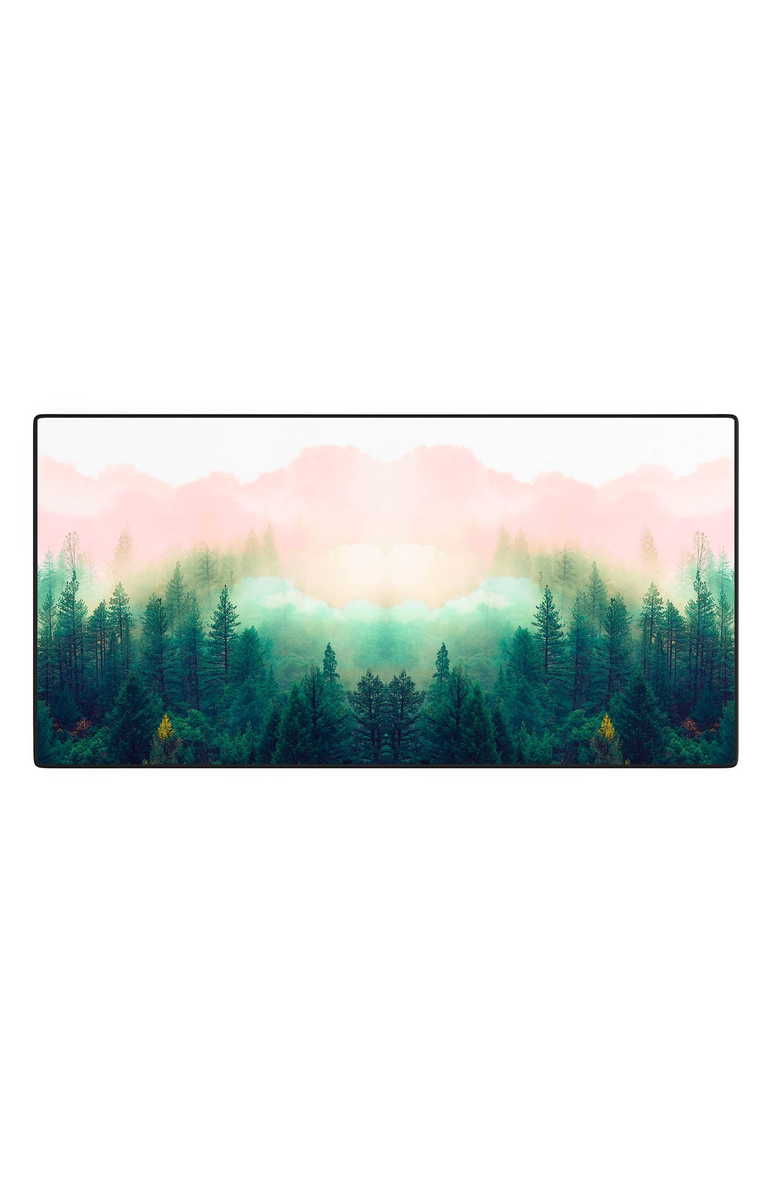 Deny Designs Mountain Landscape Painting 01 Desk Mat