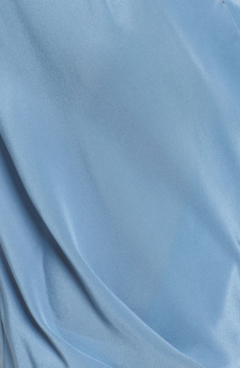 Emerson Rose Faux Wrap High/Low Silk Blouse, Alternate, color, 