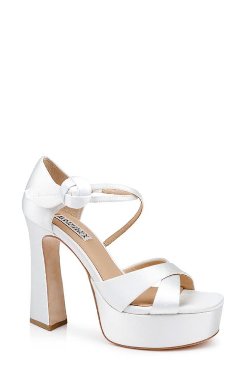 BADGLEY MISCHKA BADGLEY MISCHKA COLLECTION JAYLEEN ANKLE STRAP PLATFORM SANDAL 