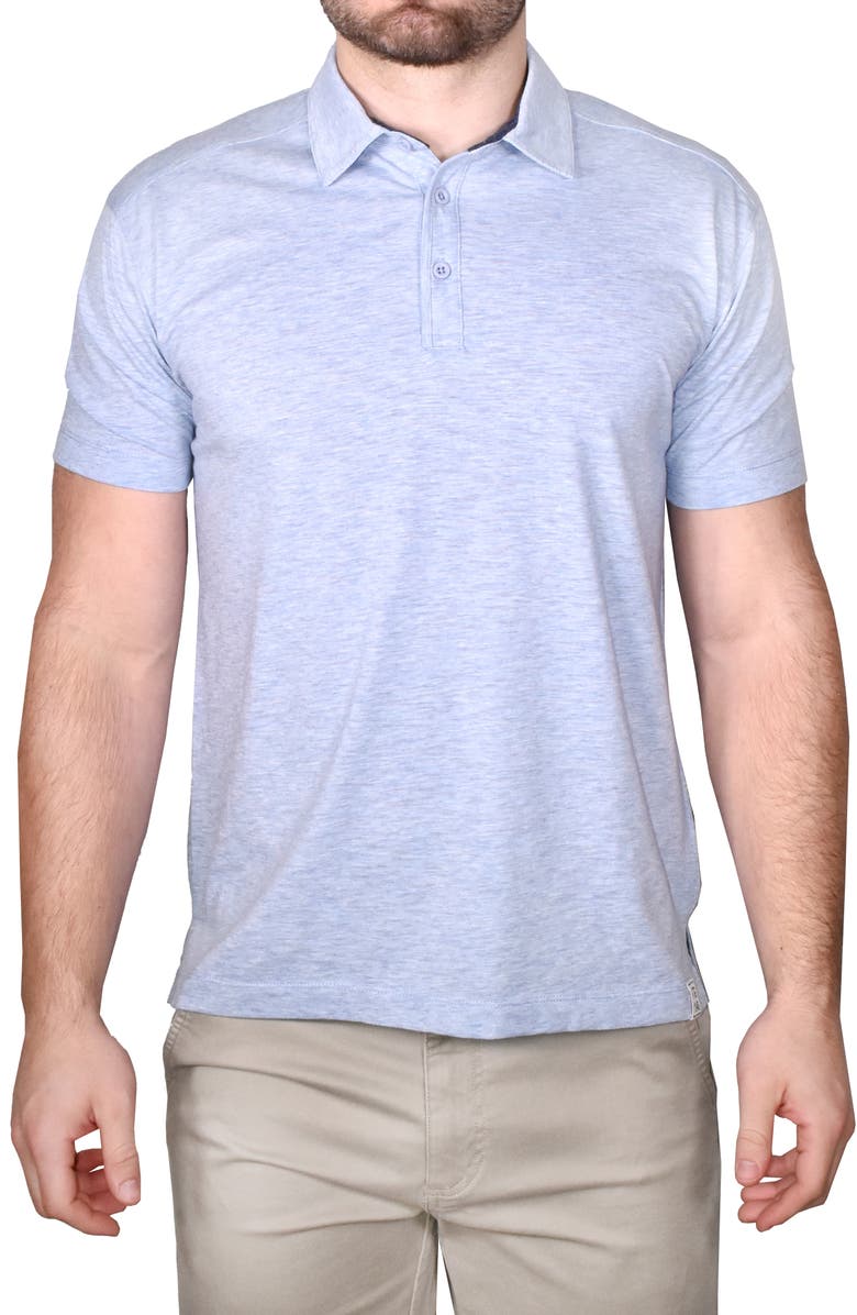 Vintage 1946 Heathered Slub Jersey Polo, Main, color,