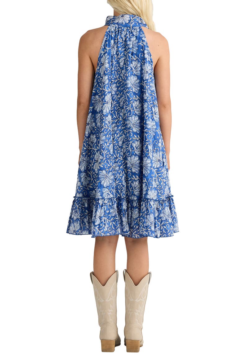 Tapas Sleeveless Dress, Alternate, color, BLUE BLOSSOM