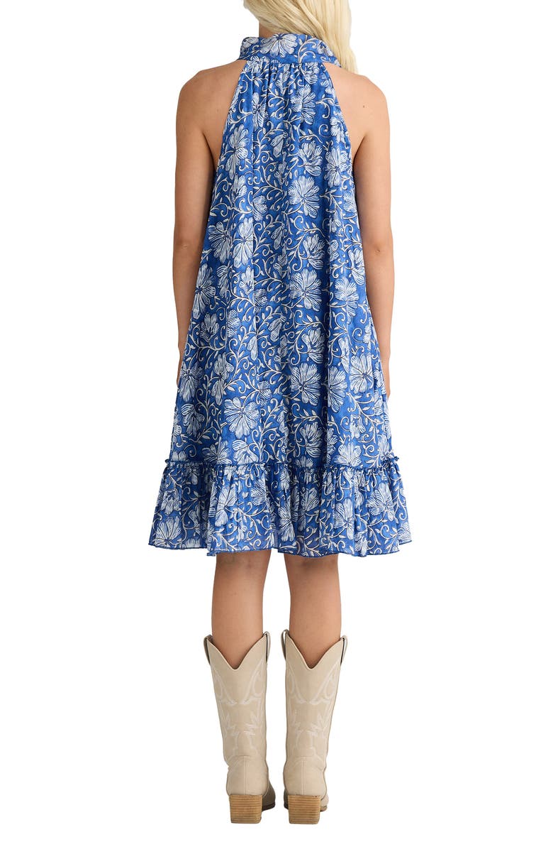 Talisman the Label Tapas Sleeveless Dress, Alternate, color, Blue Blossom