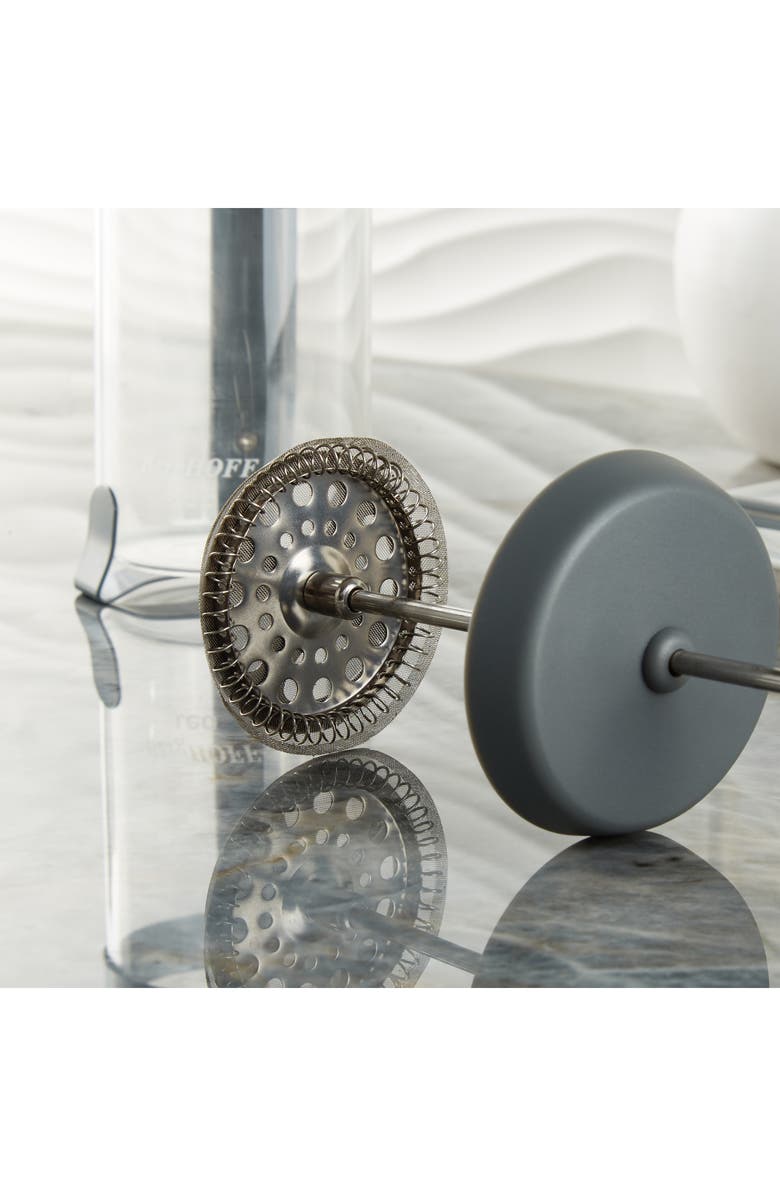 BergHOFF Leo Aroma 12-Ounce French Press, Alternate, color, Black/ Clear