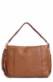 AIMEE Laila Convertible Leather Shoulder Bag
