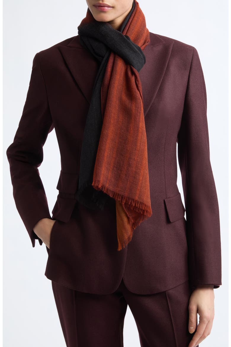 Cashmere Scarf, Alternate, color, COFFEE-VICUNA