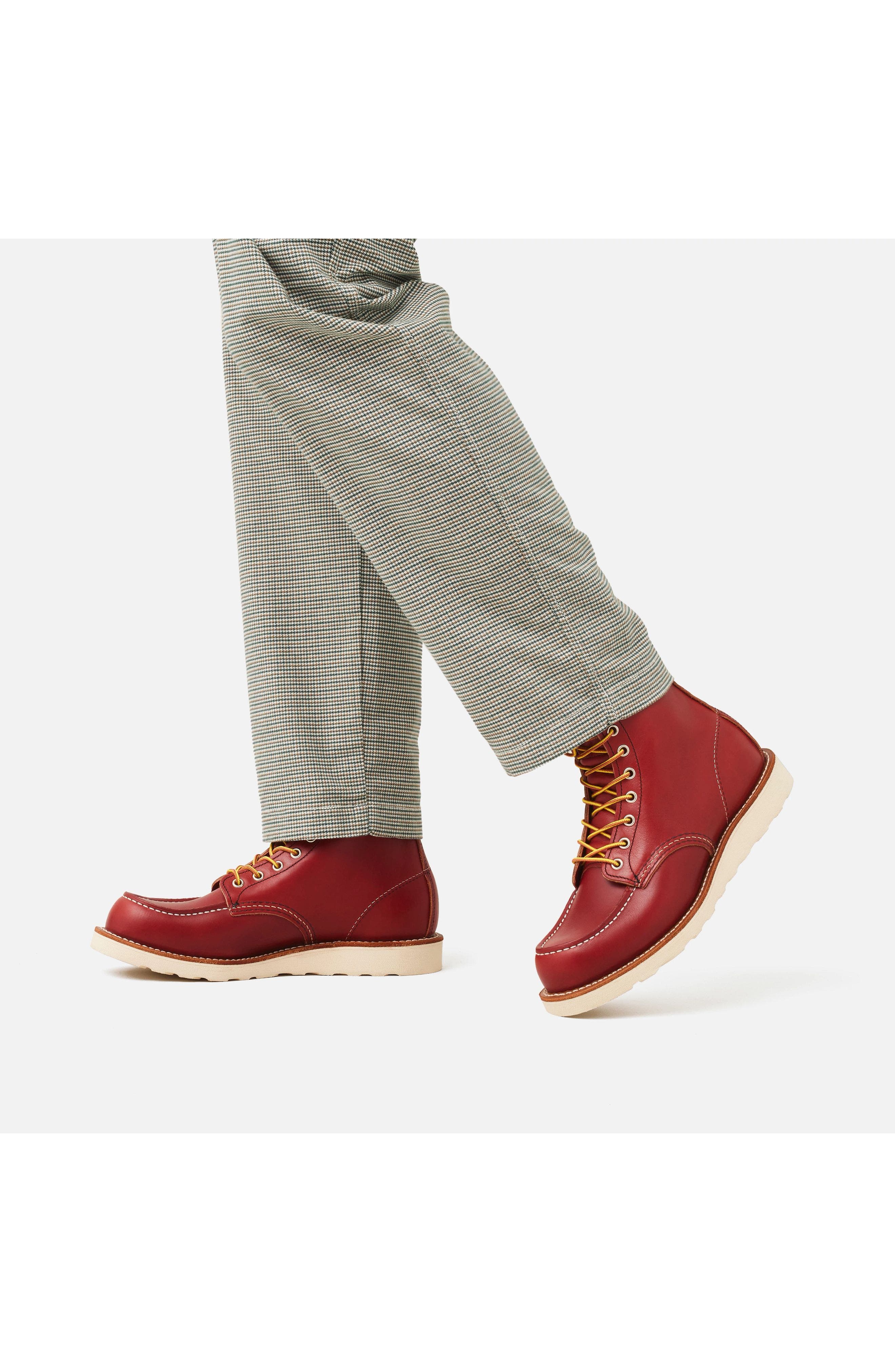 Red Wing Heritage Classic Moc<sup>®</sup> Russet Leather Boot, Alternate, color, Oro Russet Portage