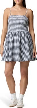 Florence by Mills Fit & Flare Smocked Minidress