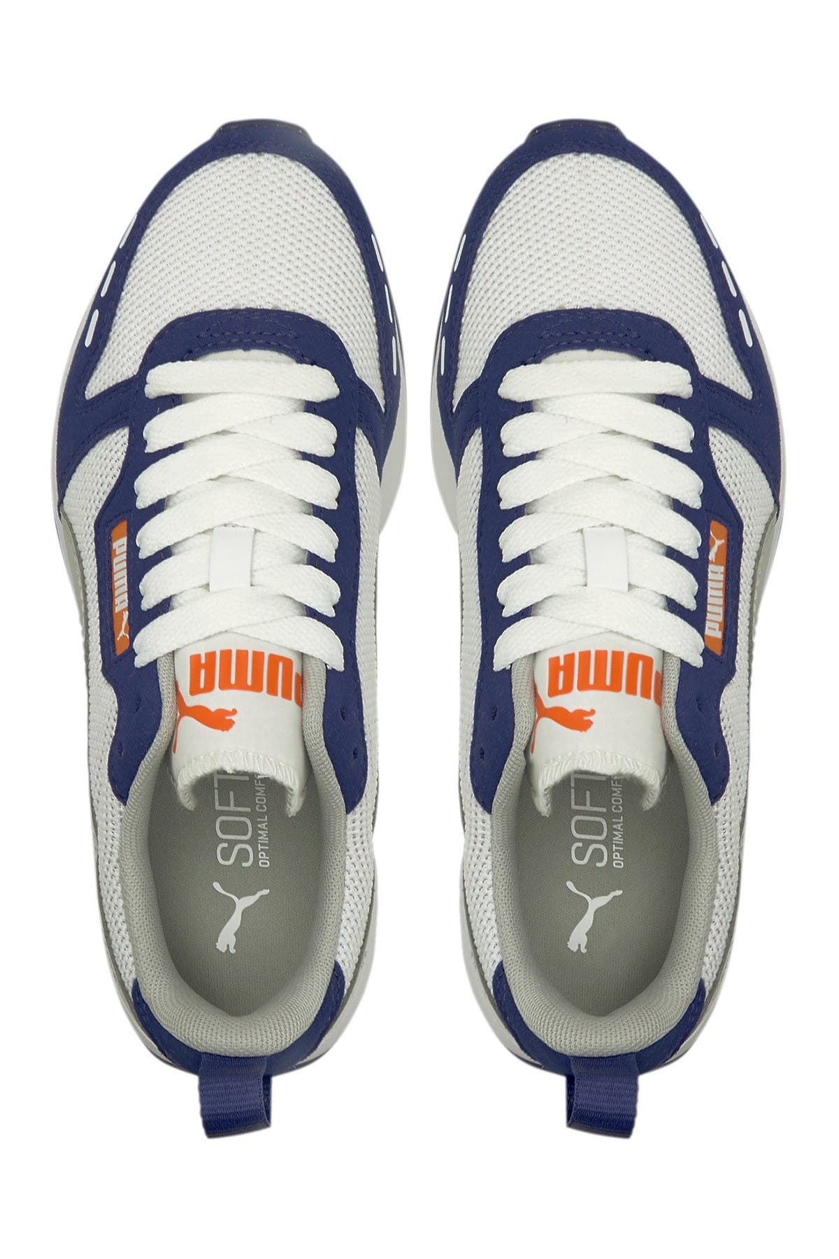R78 Jr Sneaker, Alternate, color, WHITE-VIOLET-ELEKTRO BLUE