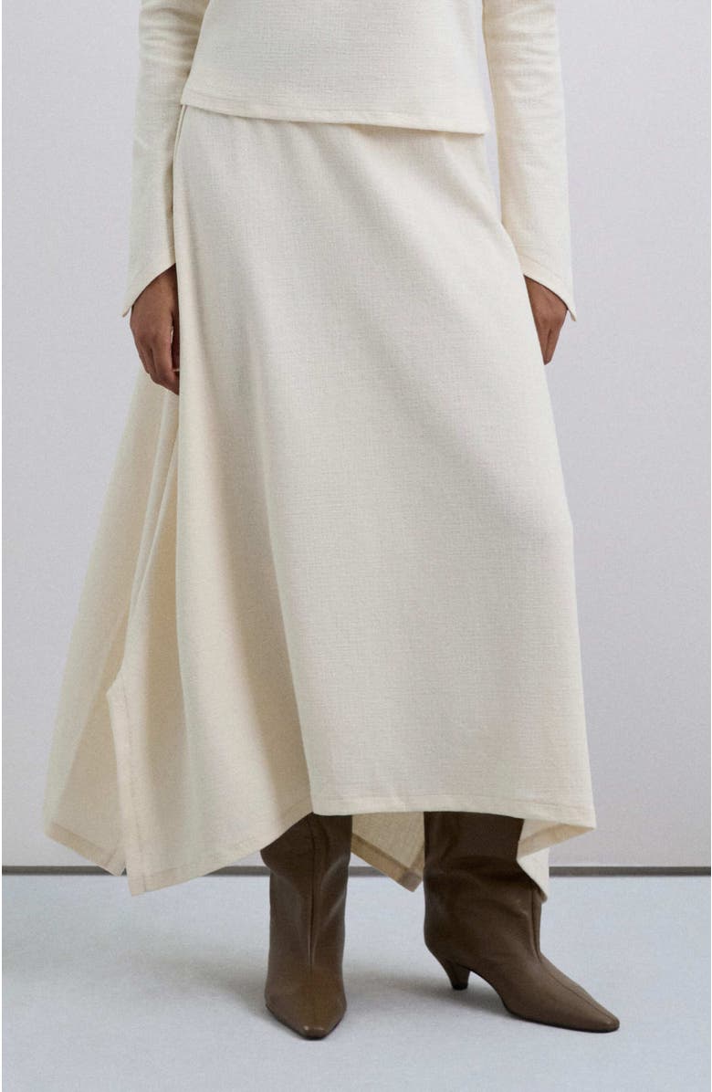 Scalpers Interlock Skirt, Main, color, Ecru