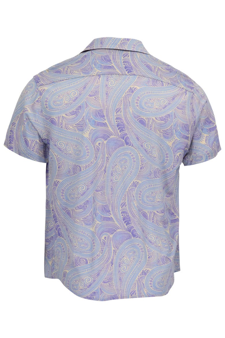 Marakesh Paisley Mens Short Sleeve Shirt, Alternate, color, Marakesh Paisley Helio