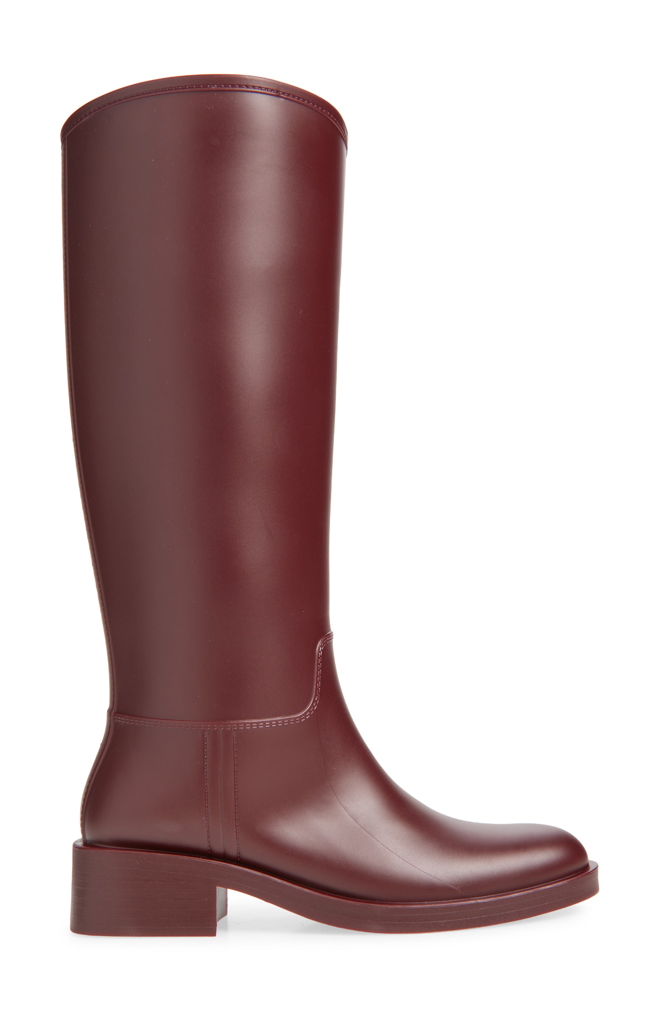 Jeffrey Campbell Torrential Knee High Boot, Alternate, color, Wine