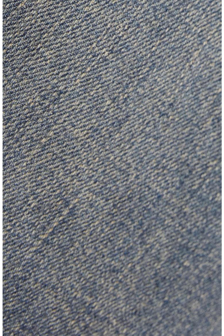 Denim A-Line Midi Skirt, Alternate, color, NAVY/ GREEN/ YELLOW