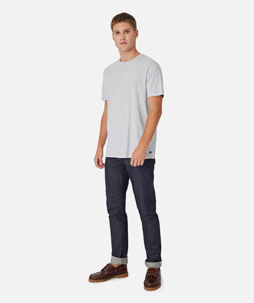 Industrie Australia The New Basic Crew Tee In New Grey Marle