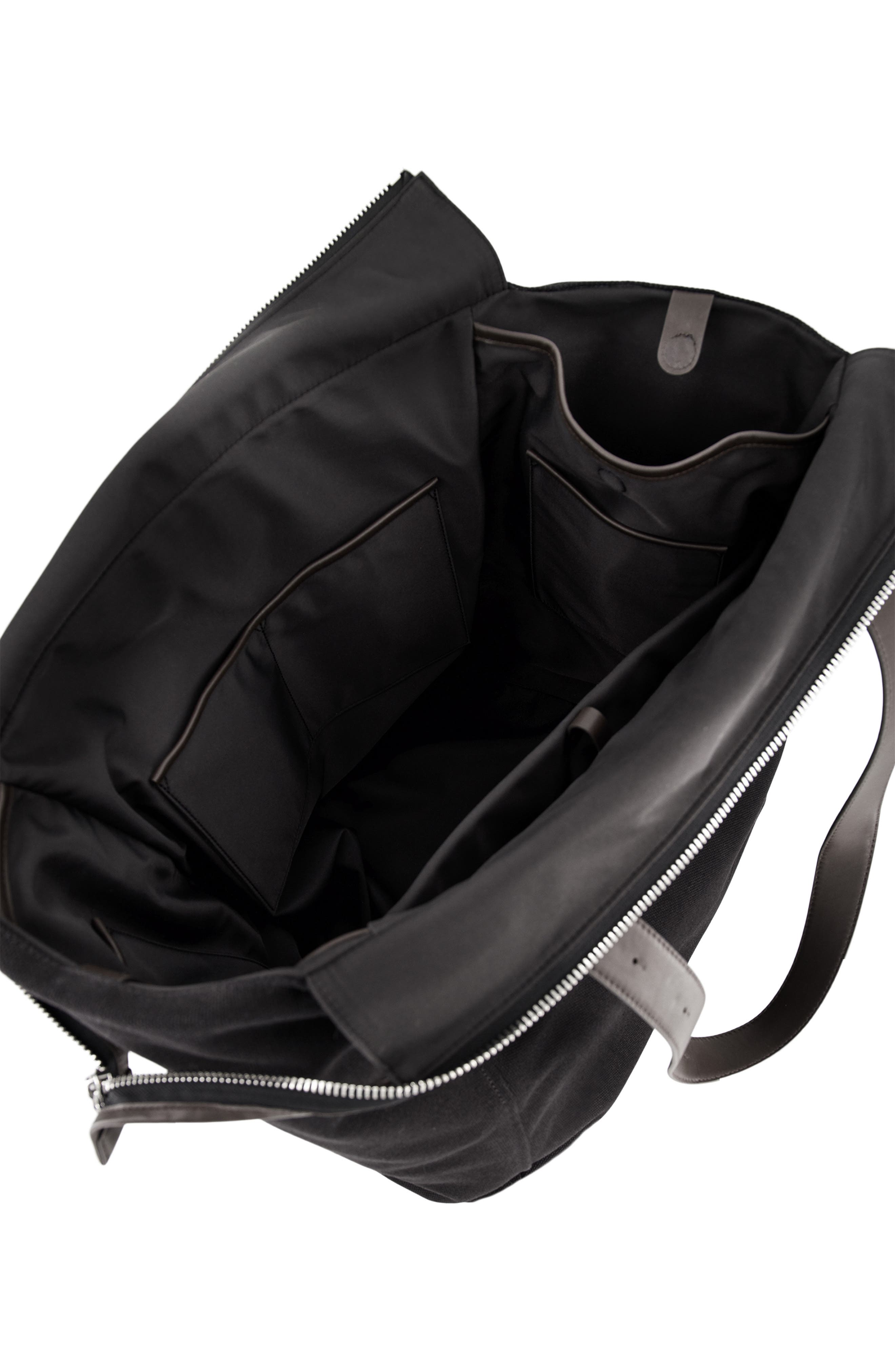 Vince Westmore XL Suede Tote, Alternate, color, Black