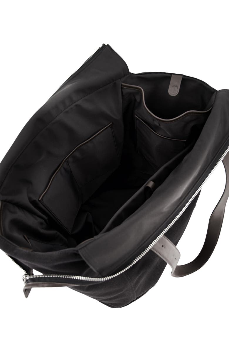 Vince Westmore XL Suede Tote, Alternate, color, Black