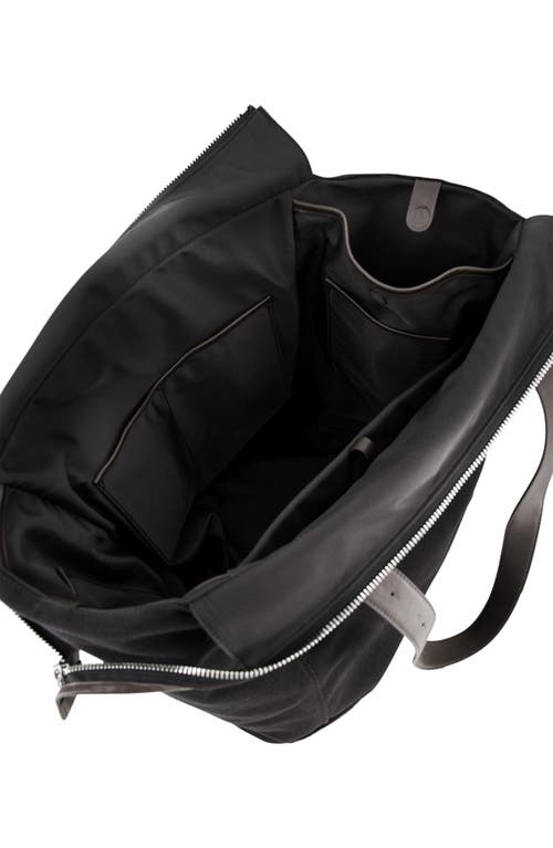 Vince Extra Large Canvas Tote In Black