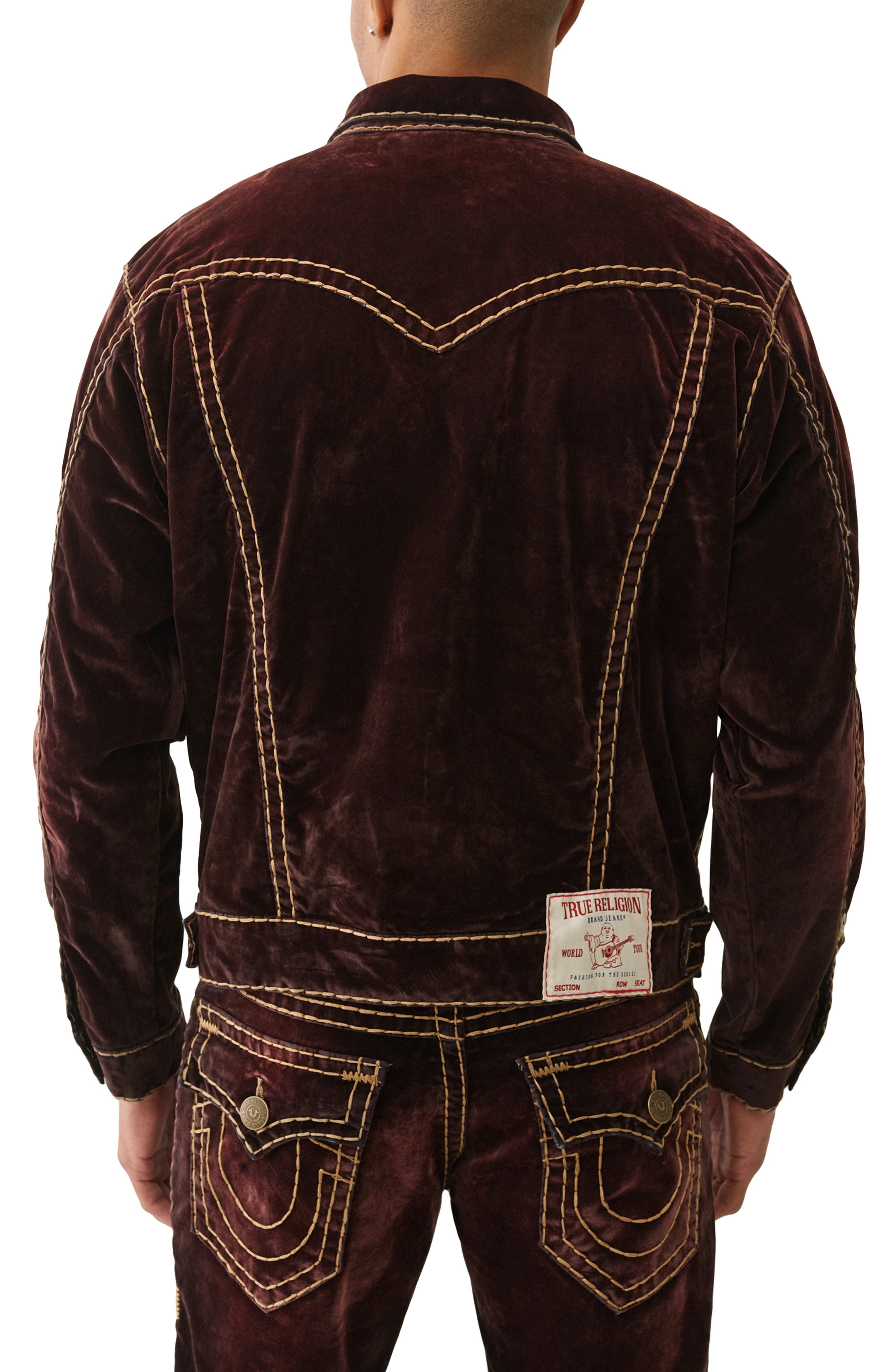 ジャケット・アウター TRUERELIGION OVERSIZE VELVETJACKT SUPERT Super-T Oversize Denim Jacket (Men) | Nordstrom
