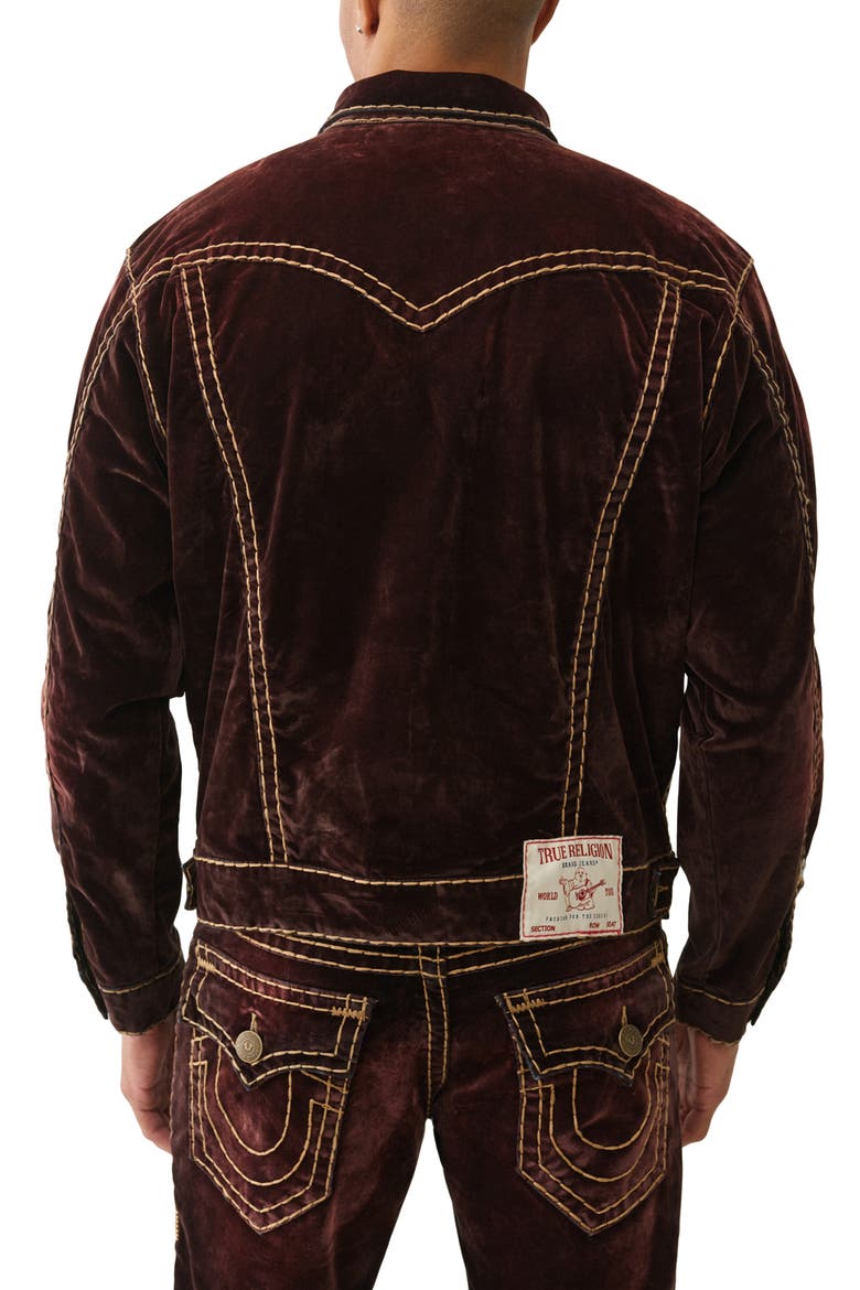 ジャケット・アウター TRUERELIGION OVERSIZE VELVETJACKT SUPERT Super-T Oversize Denim Jacket (Men) | Nordstrom