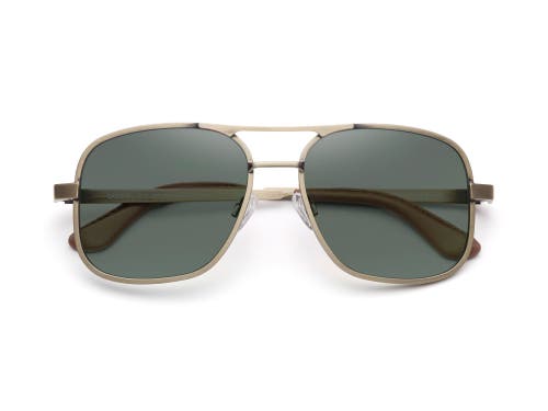Caddis Metamodernist Scout | Polarized Sunglasses in Matte Vintage Gold 