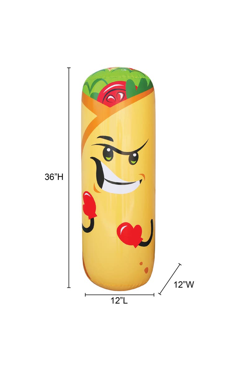 Banzai 2 Inflatable 36in Bumpers Toys, Alternate, color, Multicolored