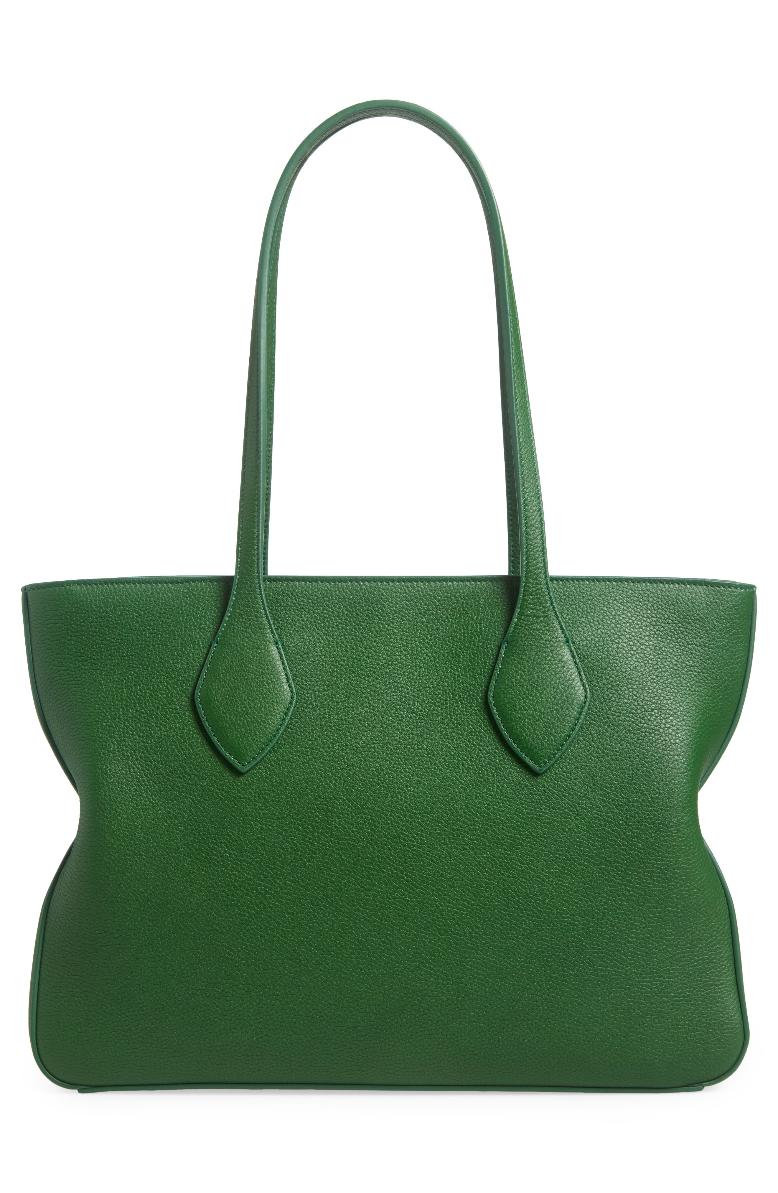 FERRAGAMO Small Star Leather Tote Bag, Alternate, color, 