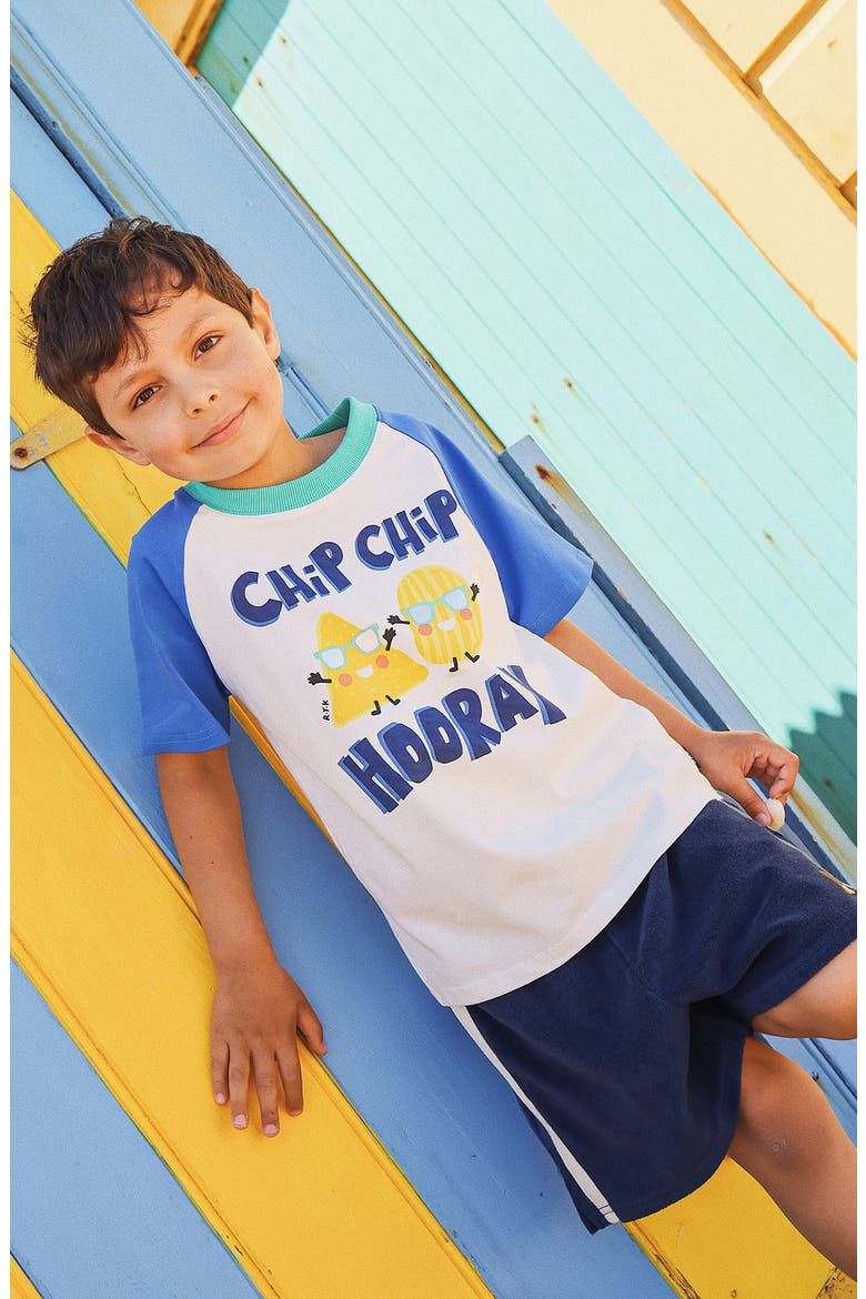 Kids' Terry Shorts, Alternate, color, NAVY