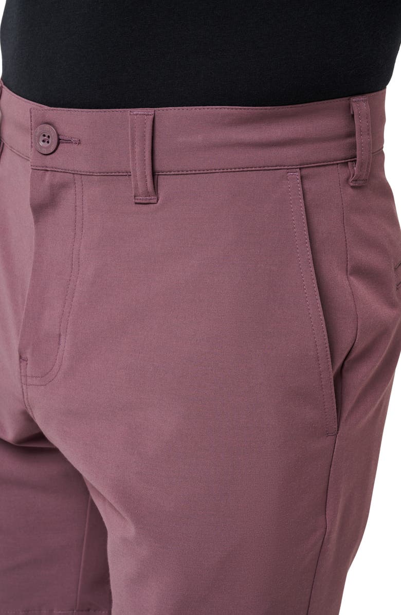 TravisMathew Open to Close Tech Chino Shorts, Alternate, color, Flint
