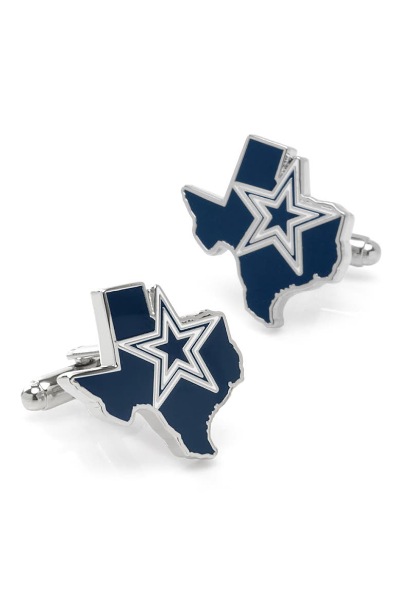 NFL New England Patriots Cuff Links, Main, color, DALLAS COWBOYS STATE EDITION