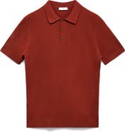 MANGO Band Collar Linen & Cotton Button-Up Shirt