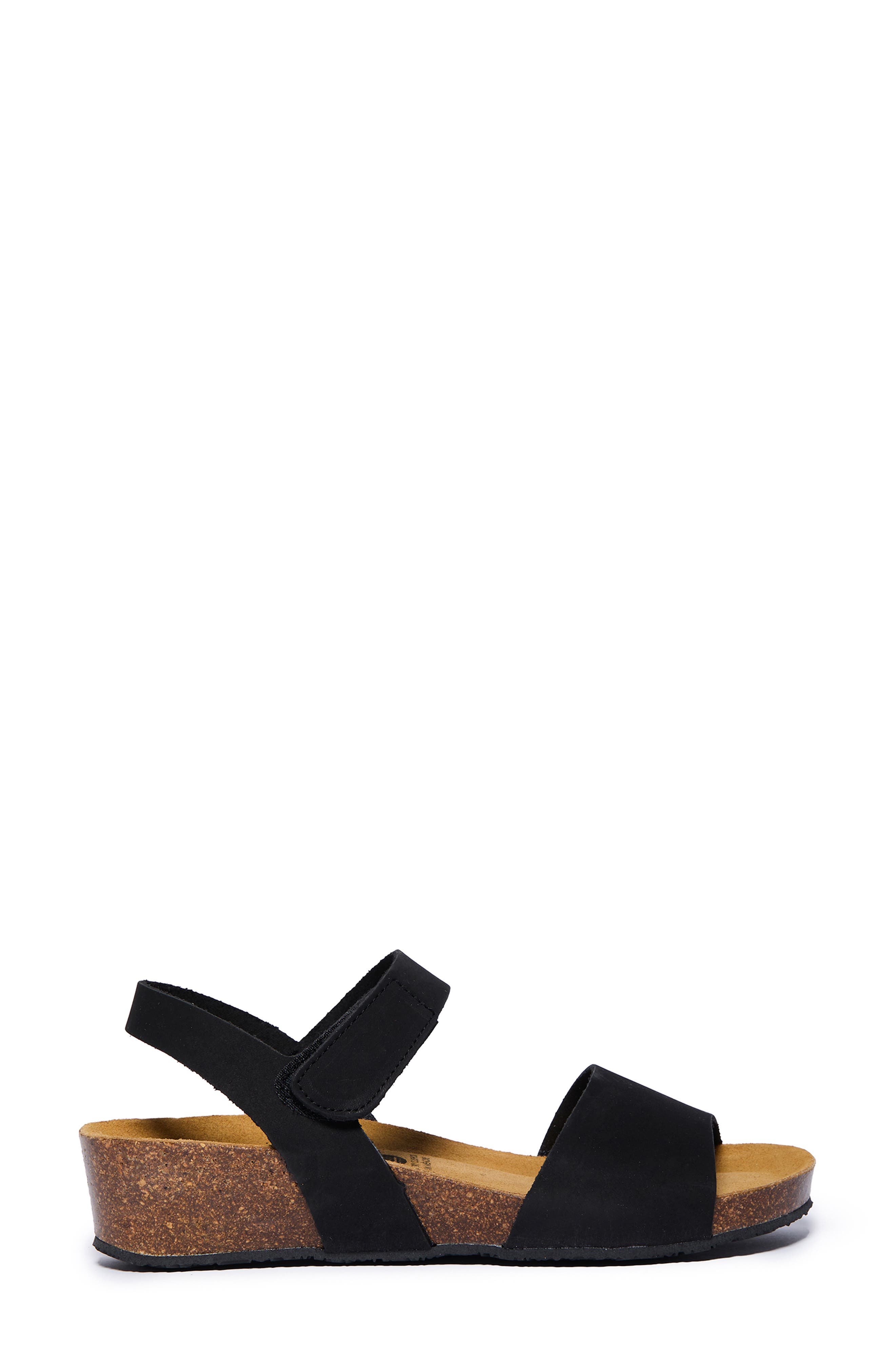 Luna Sandal, Alternate, color, NOBUCK BLACK