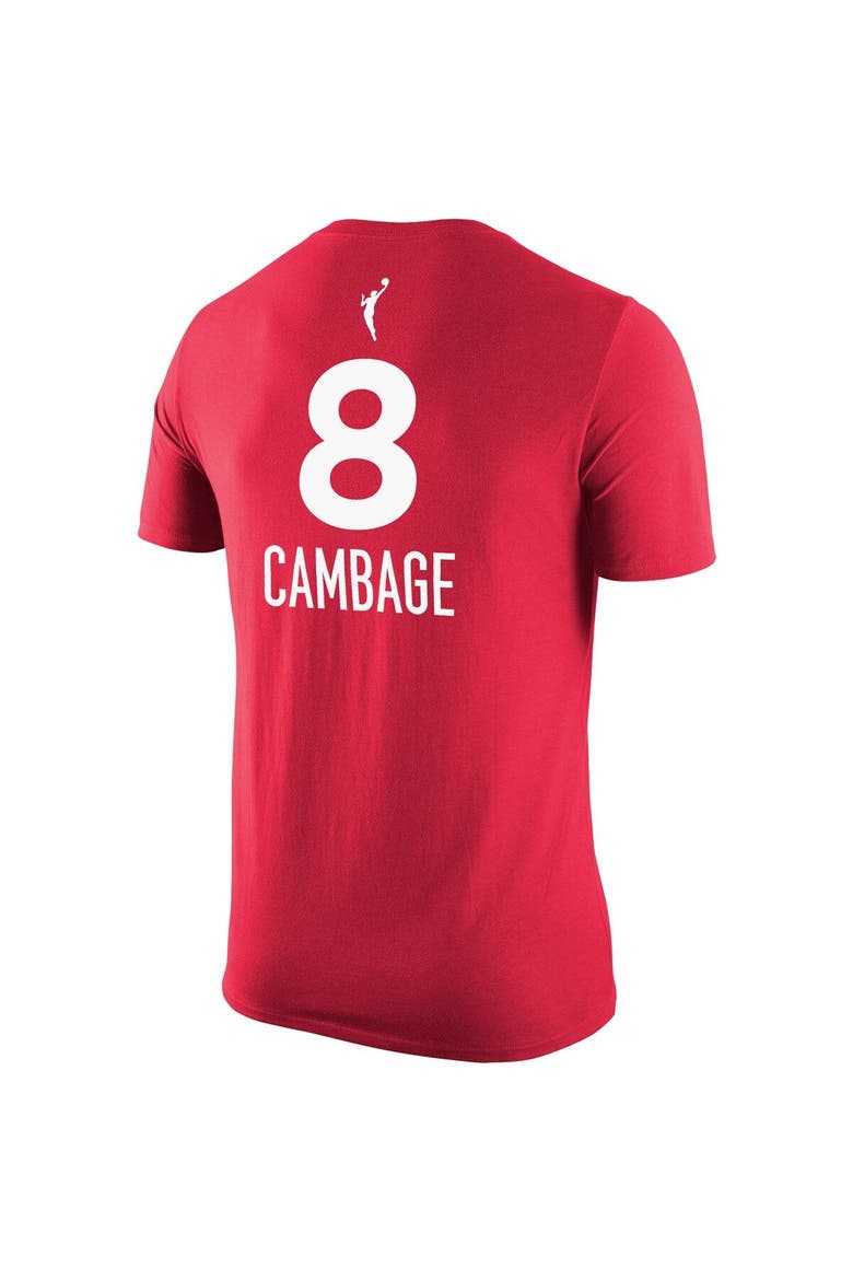 Men's Nike Liz Cambage Red Las Vegas Aces Explorer Edition Name & Number T-Shirt, Alternate, color, Red