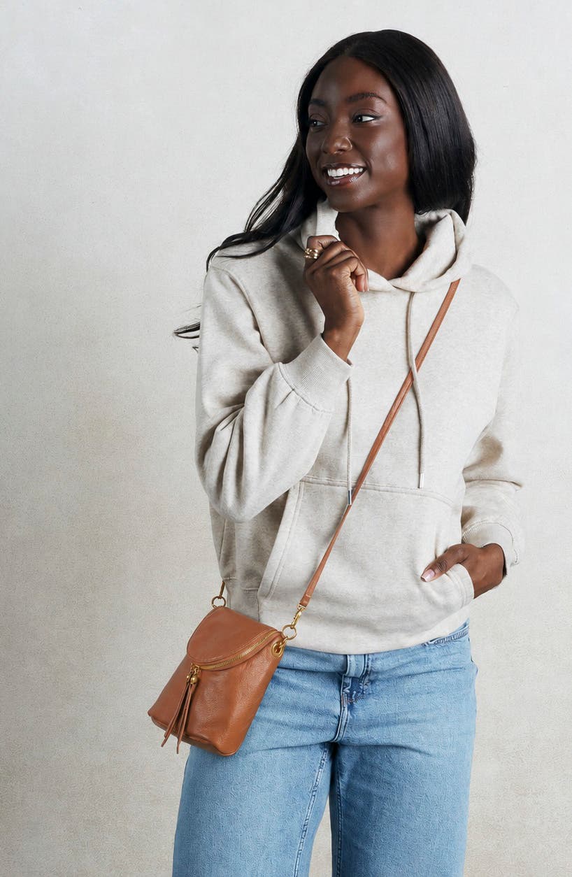 Fern Duo Leather Crossbody Bag, Alternate, color, TIMBER BROWN