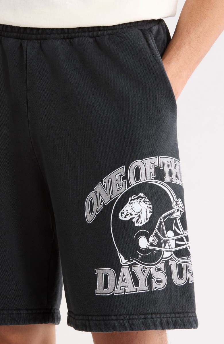ONE OF THESE DAYS One of the Days USA Sweat Shorts, Alternate, color, Washed Black