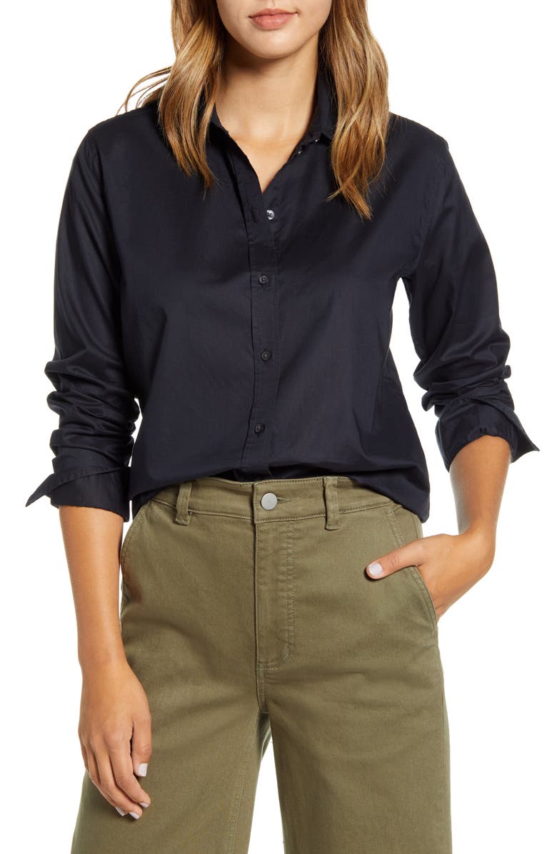 Everlane The Silky Cotton Relaxed Shirt, Alternate, color,