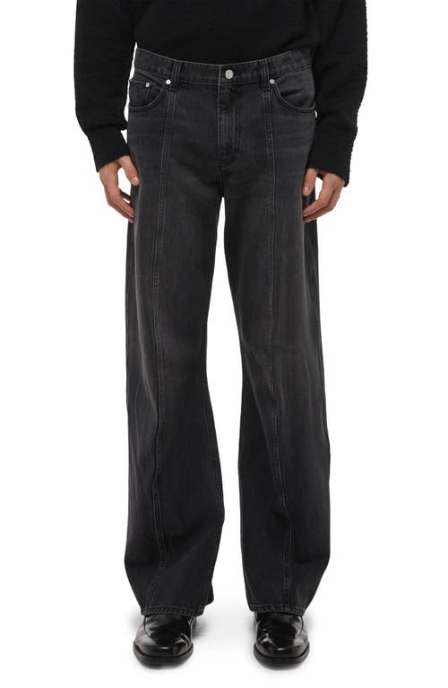 Helmut Lang Gallery Relaxed Fit Ski Jeans In Faded Black In Black