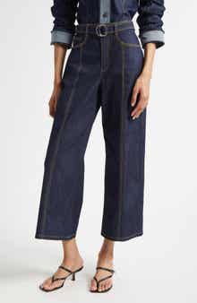 Cinq à Sept Madi Crop Wide Leg Jeans
