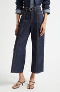 Cinq à Sept Madi Crop Wide Leg Jeans