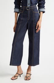 Cinq à Sept Madi Crop Wide Leg Jeans