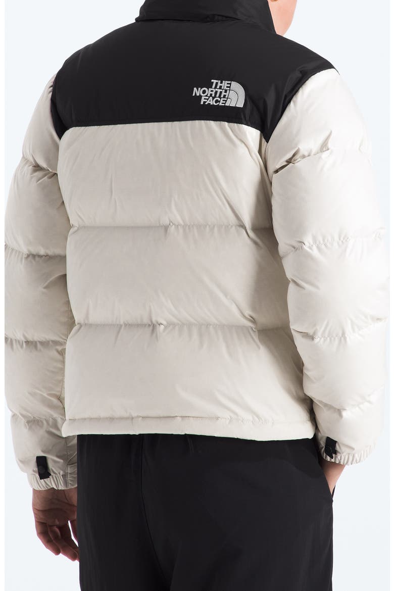 Nuptse® 1996 Packable Quilted 700 Fill Power Down Jacket, Alternate, color, WHITE DUNE/ BLACK-RECYCLED