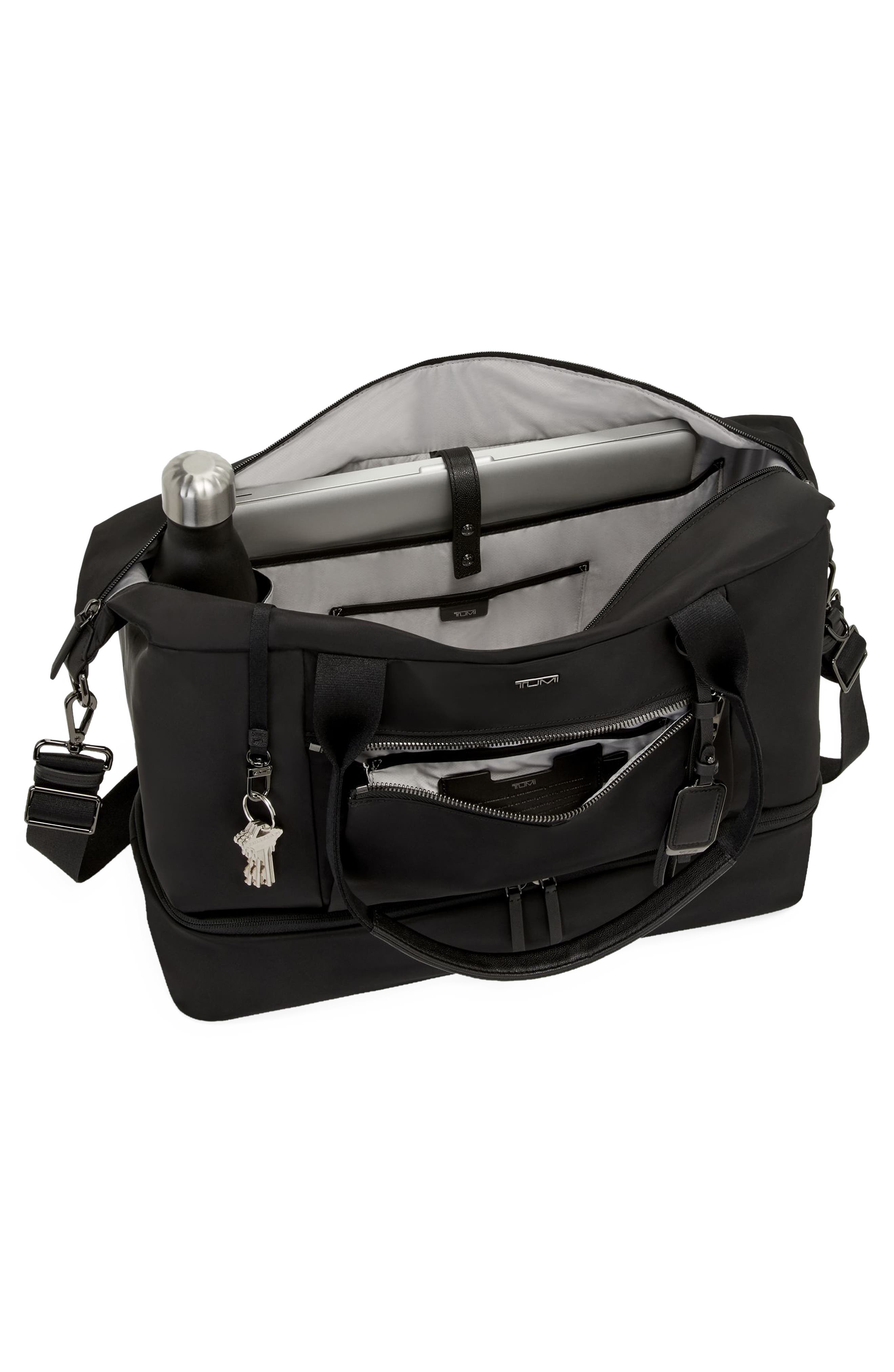 TUMI Voyageur Contine Weekend Bag, Alternate, color, Black/ Gunmetal