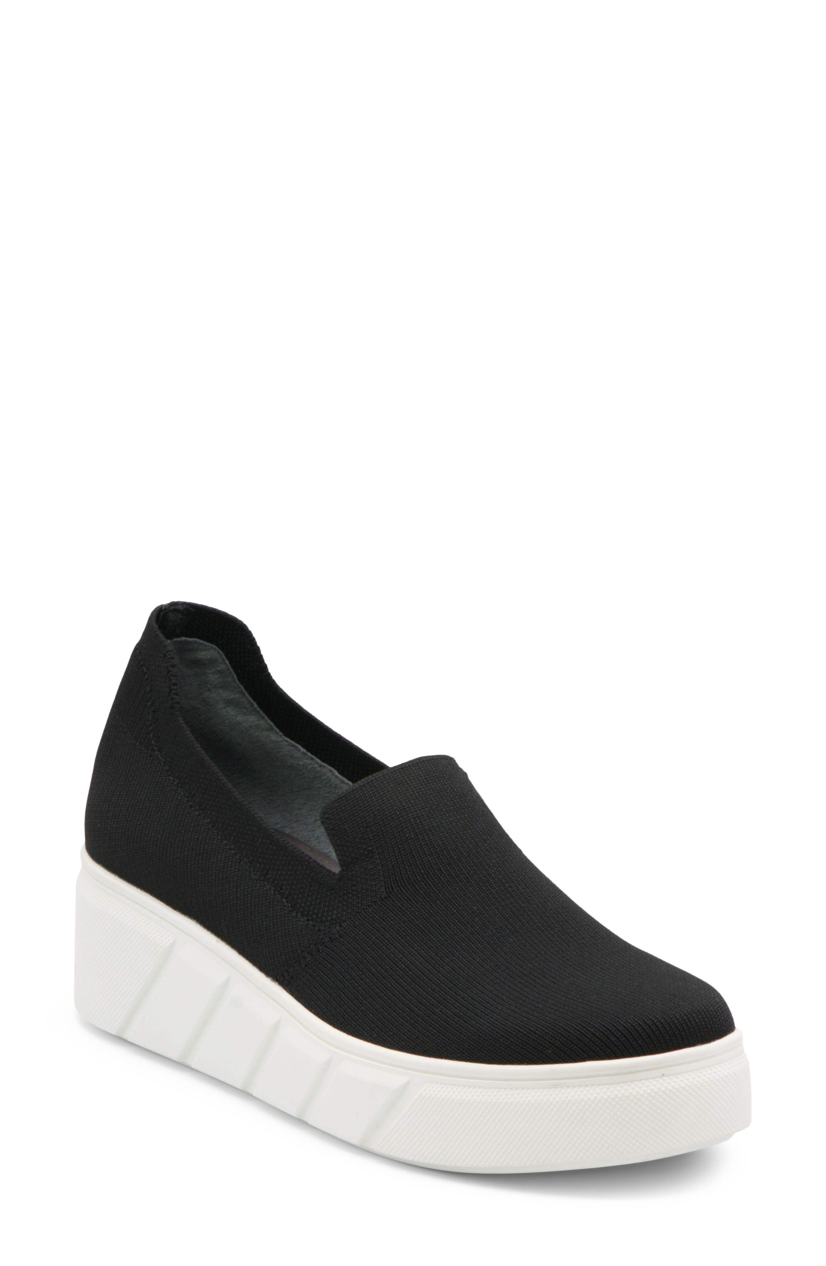 Rhody Platform Wedge Sneaker, Main, color, BLACK