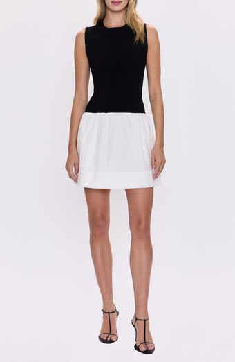 Pistola Adrienne Mixed Media Minidress