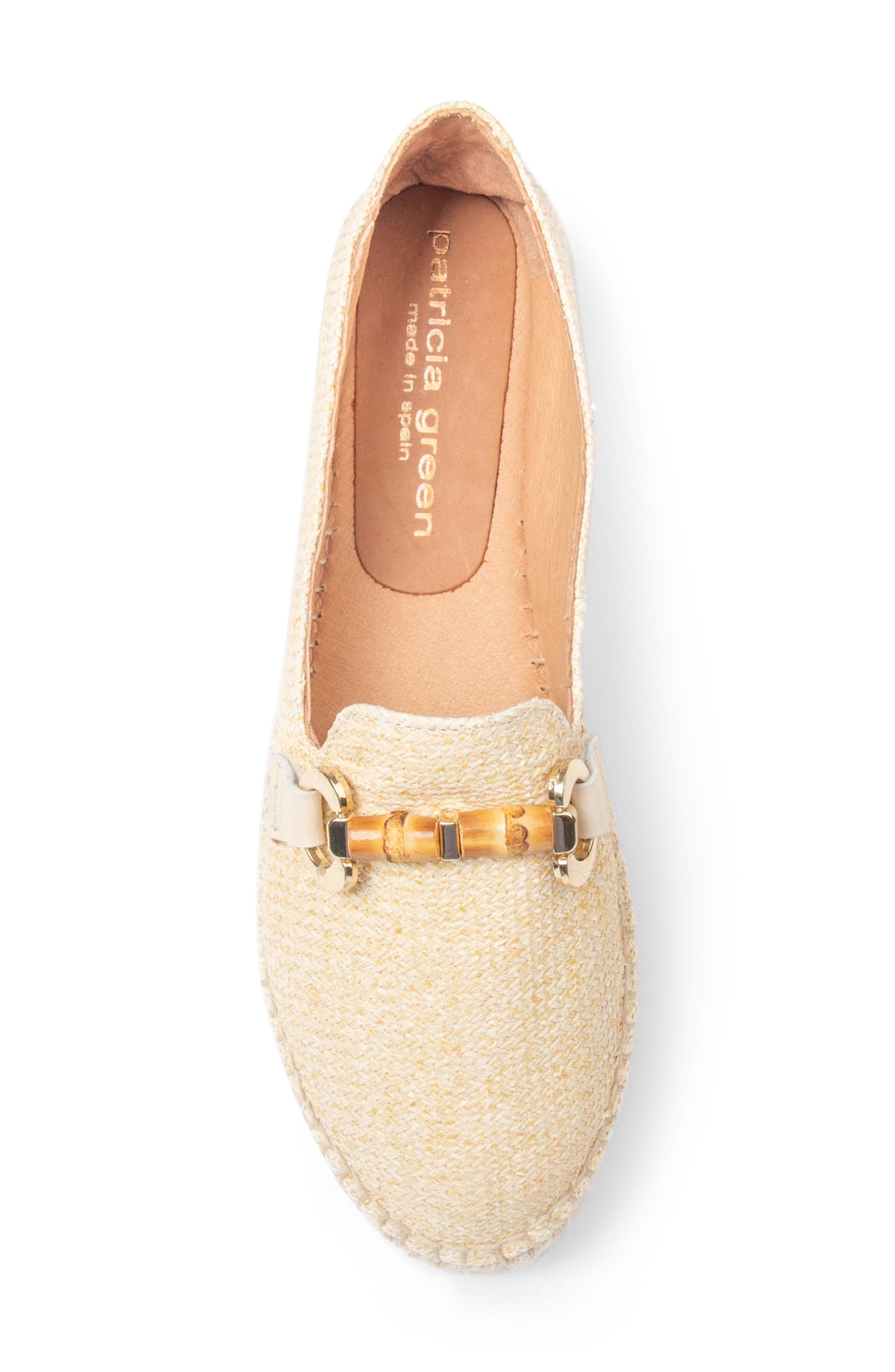 patricia green Avery Platform Loafer, Alternate, color, Beige Raffia